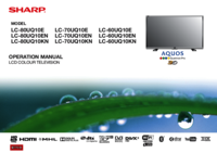 Aby wyświetlić dokument Sharp LC-60UQ10KN Instrukcja Użytkownika