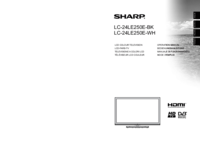 Aby wyświetlić dokument Sharp LC-24LE250E-BK Instrukcja Użytkownika