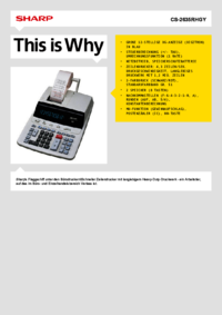 Aby wyświetlić dokument Sharp CS-2635RHGY Instrukcja Użytkownika