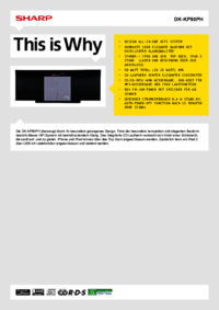 Aby wyświetlić dokument Sharp DK-KP80PH Instrukcja Użytkownika