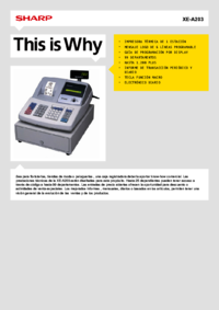 Aby wyświetlić dokument Sharp XE-A203 Instrukcja Użytkownika