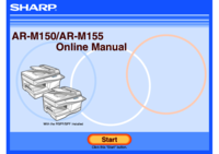 Aby wyświetlić dokument Sharp AR-150 SERIES Dokumentacja