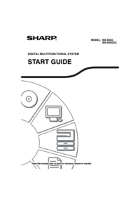 Aby wyświetlić dokument Sharp MX-B402 Przewodnik Szybki Start