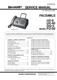 Aby wyświetlić dokument Sharp FO-70 Instrukcja Obsługi