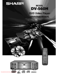 Aby wyświetlić dokument Sharp DV-560H Dokumentacja