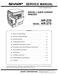 Aby wyświetlić dokument Sharp AR-FX4 Instrukcja Obsługi