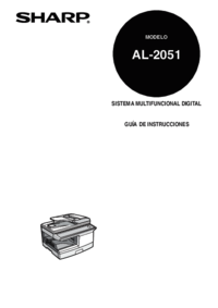 Aby wyświetlić dokument Sharp AL-2051 Instrukcja Użytkownika