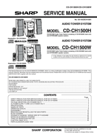 Aby wyświetlić dokument Sharp CD-CH1500H Instrukcja Obsługi