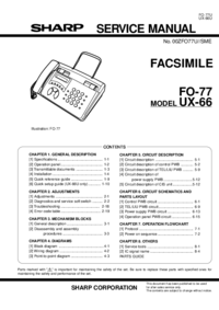 Aby wyświetlić dokument Sharp FO-70 Instrukcja Obsługi