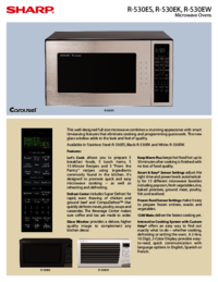 Aby wyświetlić dokument Sharp R-530EW Instrukcja Użytkownika