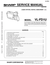 Aby wyświetlić dokument Sharp VL-C650S Instrukcja Obsługi