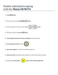 Aby wyświetlić dokument Sharp AR-M276 Instrukcja Użytkownika