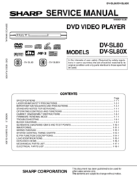 Aby wyświetlić dokument Sharp DV-SL80X Instrukcja Obsługi