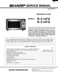 Aby wyświetlić dokument Sharp R-301FK Instrukcja Obsługi